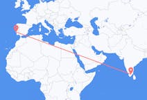 Flyreiser fra Madurai, til Lisboa