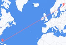 Flyreiser fra George Town, Bahamas til Kajana, Finland