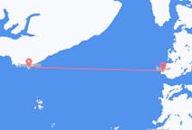 Vluchten van Qeqertarsuaq, Groenland naar Ilulissat, Groenland