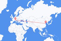 Flyreiser fra Qingdao, til Milano