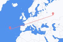 Flights from Kazan, Russia to Terceira Island, Portugal