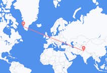Flyg från Lahore, Pakistan till Nuuk, Grönland