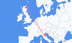 Flyrejser fra Perugia til Aberdeen