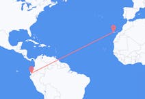 Flyreiser fra Guayaquil, til Tenerife