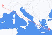 Flights from Clermont-Ferrand in France to Rhodes in Greece