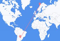 Flyg från Corrientes, Argentina till Bodø, Norge