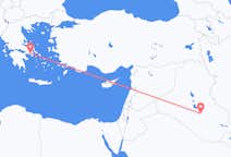 Flyrejser fra Najaf til Athen