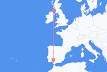 Flights from Jerez de la Frontera in Spain to Belfast in Northern Ireland