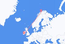 Flyg från Sørkjosen, Norge till Cork, Irland