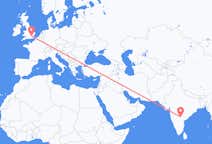 Flyreiser fra Hyderabad, til London