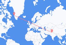 Flights from Lahore, Pakistan to Sisimiut, Greenland