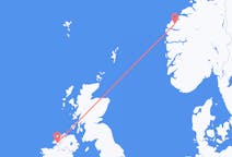 Flights from Volda, Norway to Donegal, Ireland