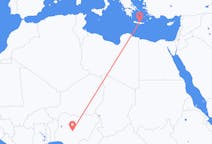 Flyreiser fra Abuja, Nigeria til Iraklio, Hellas