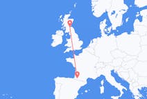 Flyrejser fra Pau, Frankrig til Edinburgh, Skotland