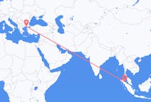 Vluchten van Medan, Indonesië naar Alexandroupolis, Griekenland