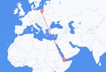 Flights from Jijiga, Ethiopia to Łódź, Poland