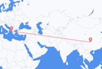 Flyrejser fra Chongqing til Korfu