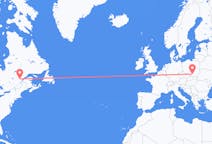 Flyg från Saguenay, Kanada till Krakow, Kanada
