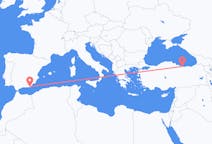 เที่ยวบิน จากออร์ดู, ตุรกี ถึงอัลเมเรีย, สเปน