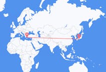 Flights from Shirahama, Japan to Santorini, Greece
