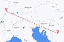 Flyreiser fra Banja Luka, til Mulhouse