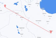 Flüge von Isfahan, nach Diyarbakir