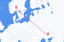 Vluchten van Zaporizja, Oekraïne naar Oslo, Noorwegen