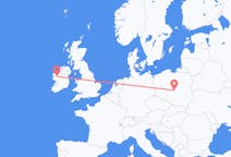 Flyreiser fra Łódź, Polen til Knock, Mayo fylke, Irland