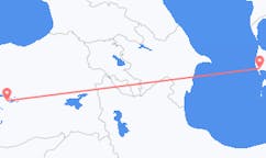 Flights from from Türkmenbaşy to Elazig