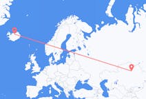Vols de Noursoultan, le Kazakhstan pour Akureyri, Islande
