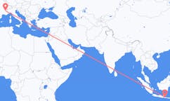 Flights from Banyuwangi, Indonesia to Grenoble, France
