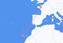 Flights from Valverde, Spain to Nantes, France