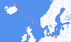 아이슬란드 토르쇼픈에서 출발해 폴란드 비드고슈치에게(으)로 가는 항공편