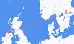 Loty z Derry, Irlandia Północna do hrabstwa Örebro, Szwecja