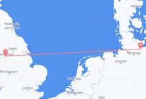 Flyrejser fra Lübeck, Tyskland til Manchester, England