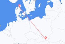 Flights from Košice in Slovakia to Aalborg in Denmark