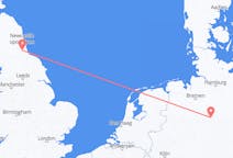 Fly fra Durham, England til Hannover