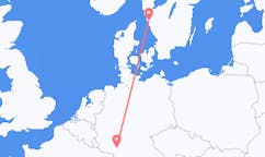 Flyg från Mannheim, Tyskland till Göteborg, Sverige
