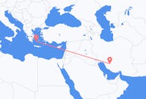 Flyg från Shiraz, Iran till Plaka, Grekland