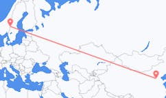 Flights from Shijiazhuang to Rörbäcksnäs
