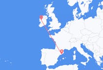 Flights from Knock, County Mayo, Ireland to Barcelona, Spain