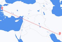 Flyg från Shiraz, Iran till Mytilene, Grekland