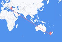 Flyrejser fra Queenstown, New Zealand til Rhodos, Grækenland