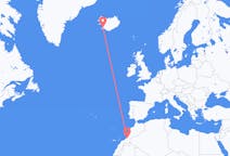 出发地 摩洛哥出发地 蓋勒敏目的地 冰岛雷克雅未克的航班