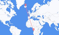 Flyreiser fra Luanda, Angola til Akureyri, Island