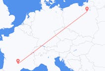 Flights from Rodez, France to Szymany, Szczytno County, Poland