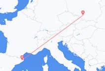 Flights from Katowice to Girona