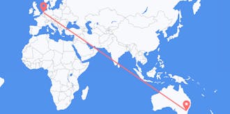 Flyrejser fra Australien til Holland
