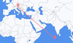 Flights from Kooddoo, Maldives to Ljubljana, Slovenia