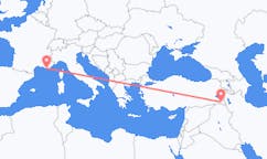 Flights from Hakkâri, Turkey to Toulon, France